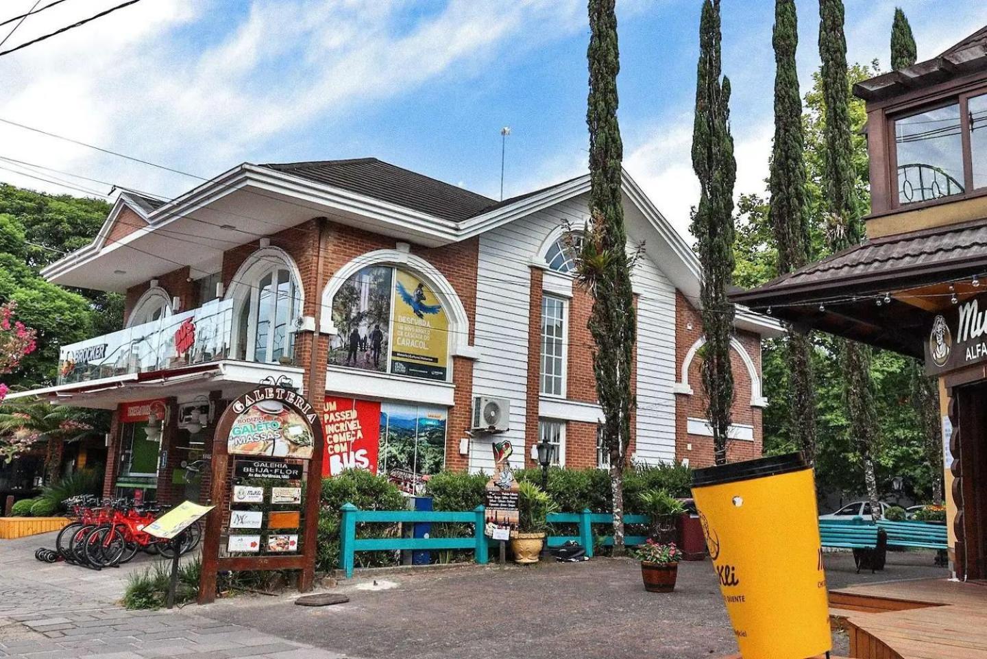 Locar-In Gramado - Loft A 50 M Da Rua Coberta. Leilighet Eksteriør bilde