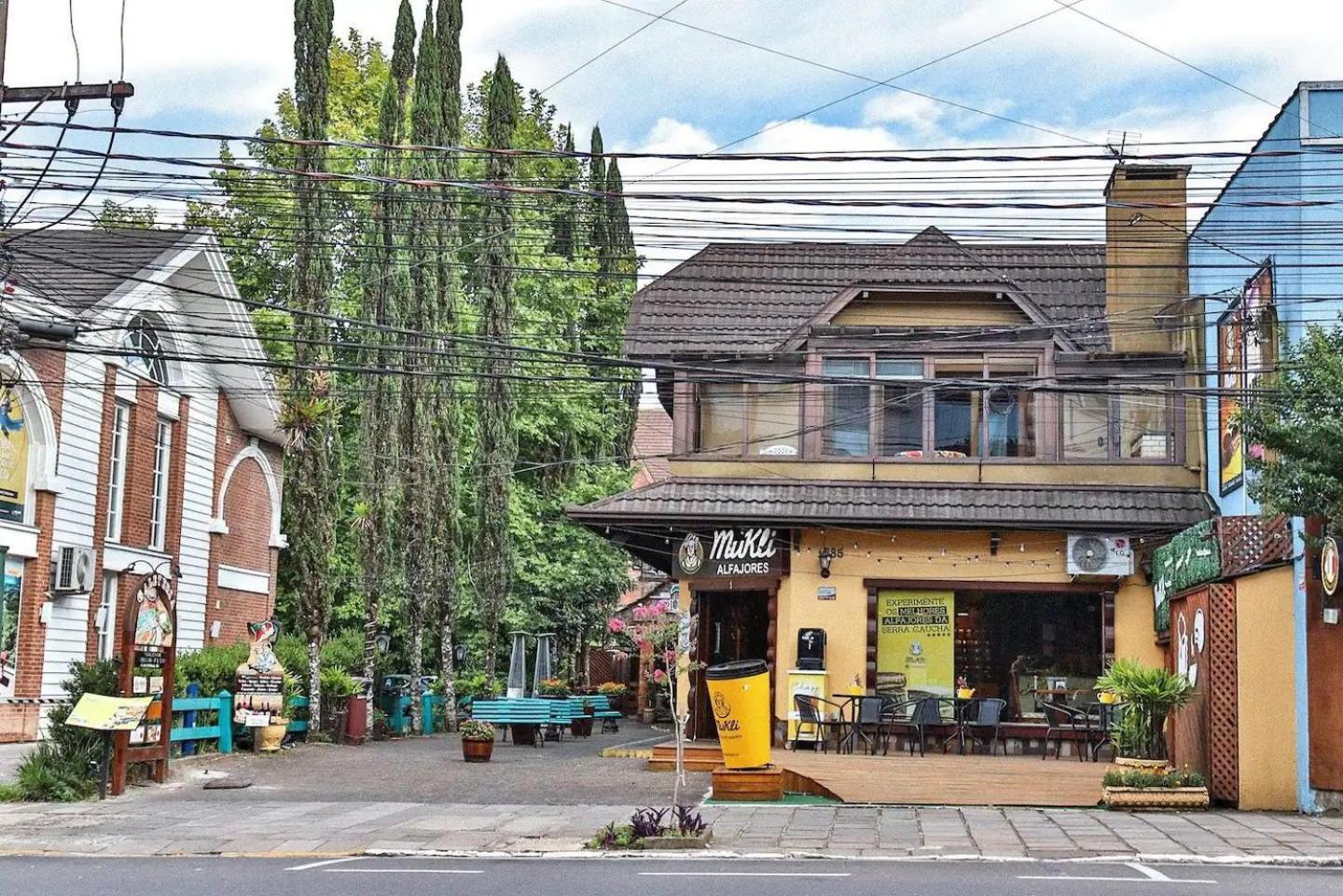 Locar-In Gramado - Loft A 50 M Da Rua Coberta. Leilighet Eksteriør bilde
