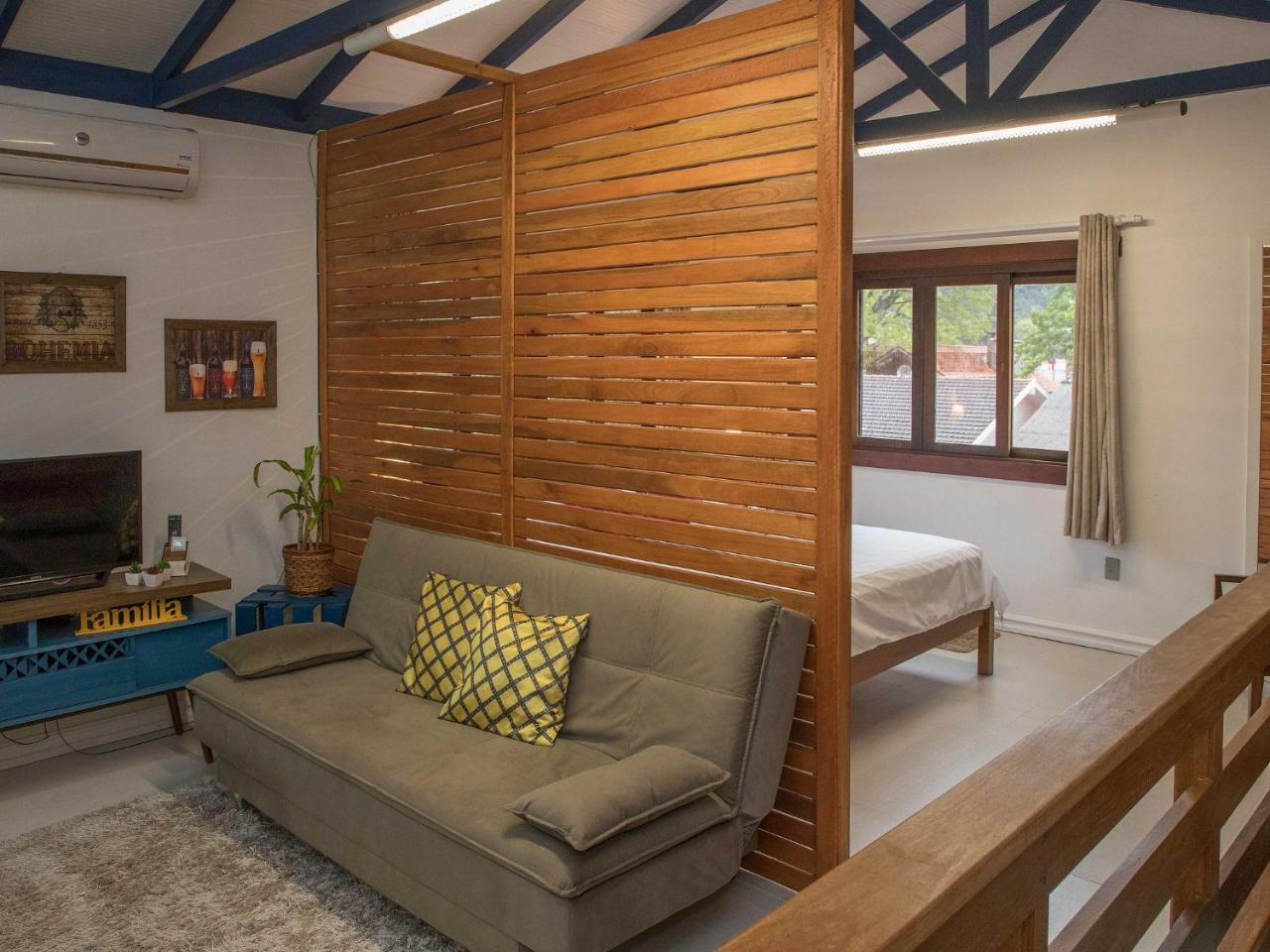 Locar-In Gramado - Loft A 50 M Da Rua Coberta. Leilighet Eksteriør bilde